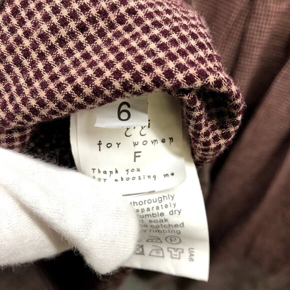 Yiyi Boho Peasant Tunic Top Crochet Hem Button Front Pleated Womens M - Picture 9 of 12